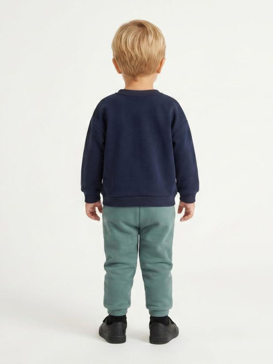 Kinder Trainingsanzüge Mit Bluse Blau 2Stücke