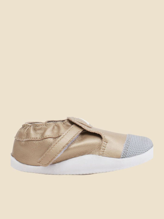 Bobux Βρεφικά Sneakers Αγκαλιάς Χρυσά Step Up Xplorer