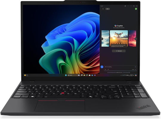 Lenovo Thinkpad T16 Gen 4 16" IPS FHD+ (Ryzen AI 300 Series-7 PRO 350/32GB/1TB SSD/W11 Pro) Black (International English Keyboard)