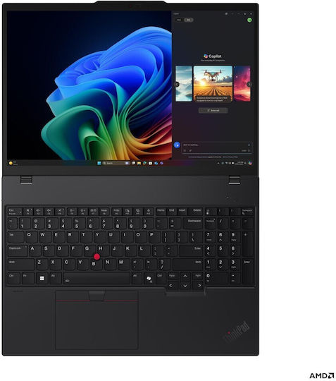 Lenovo Thinkpad T16 Gen 4 16" IPS FHD+ (Ryzen AI 300 Series-7 PRO 350/32GB/1TB SSD/W11 Pro) Black (International English Keyboard)