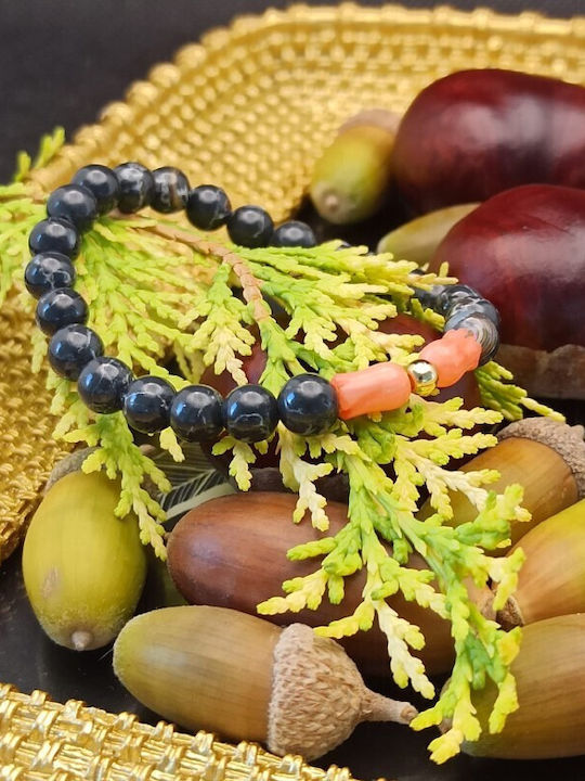 Women's Bracelet Coral Shell Turquoise Crystals Anisa 6mm Beads