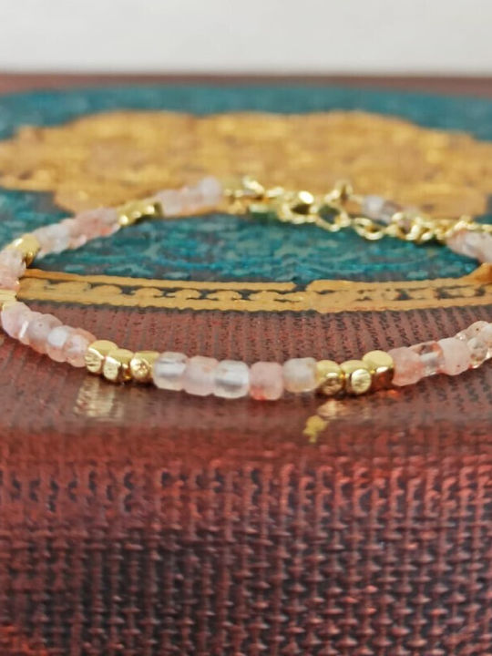 Boho Armband Aus Sonnenstein Halbedelsteinen