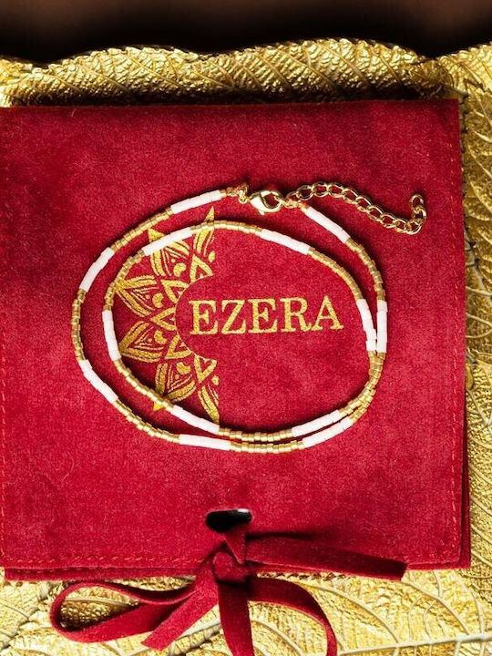 Colier Cu Piatră Semiprețioasă Roz Cuarț Elegant Piatră Naturală Choker Vania Sunstone Miyuki Seed Placat Cu Aur 18k