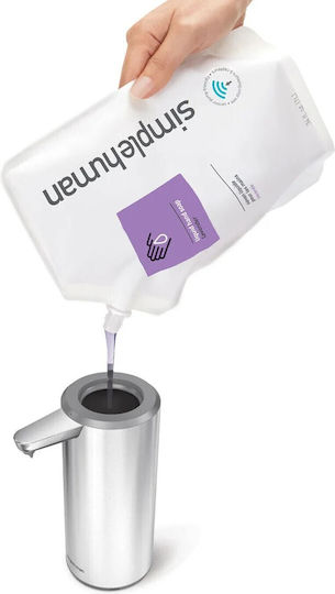 Simplehuman Dispenser από Ανοξείδωτο Ατσάλι με Αυτόματο Διανομέα 266ml