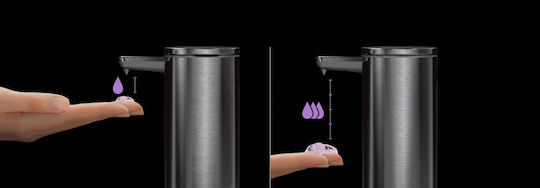 Simplehuman Dispenser από Ανοξείδωτο Ατσάλι με Αυτόματο Διανομέα 266ml