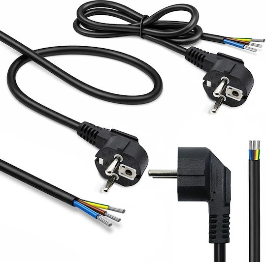 Qoltec Schuko Netzkabel 1.5m Braun