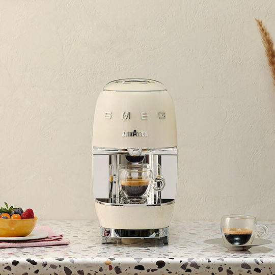 Smeg Kaffeekapselmaschine für A Modo Mio Druck 10bar Creme