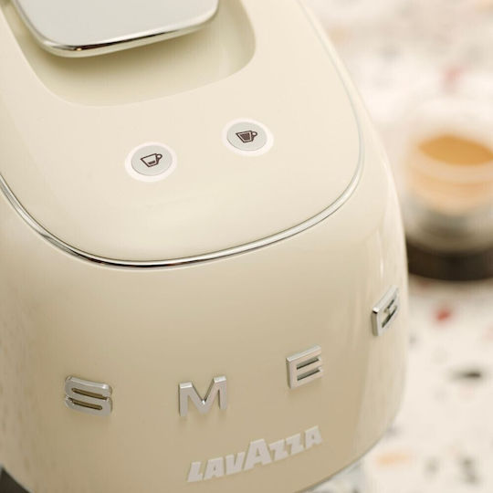 Smeg Kaffeekapselmaschine für A Modo Mio Druck 10bar Creme