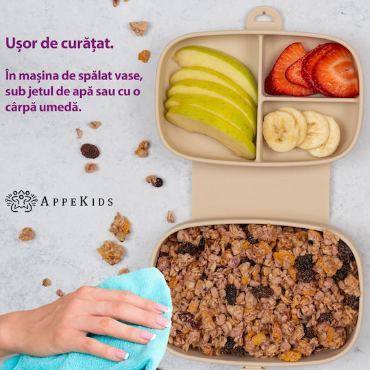 AppeKids Cutie de Prânz pentru Copii din Plastic Verde