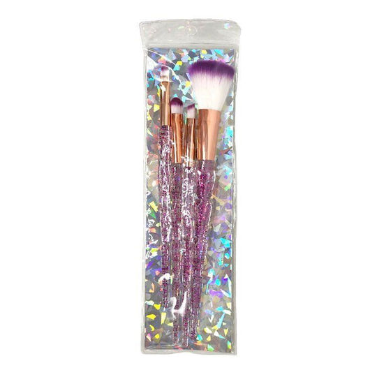 Professional Set with Make Up Brushes from Synthetic Bristle Make-up 4 Pieces