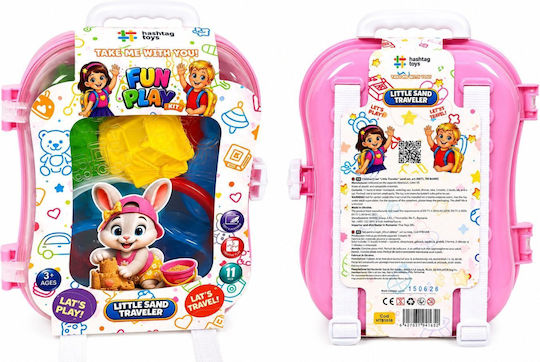 Set Rucsac De Nisip Roz Little Traveler