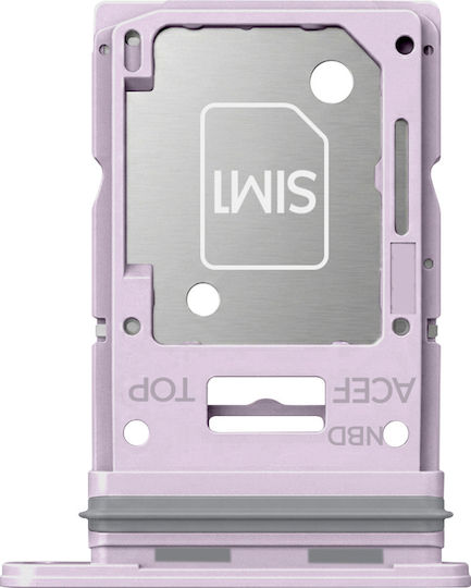Clappio Sim Tray Samsung Galaxy A35 Hybrid Slot Purple