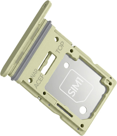 Clappio Tăvi SIM/SD Pentru Telefoane Mobile Samsung Galaxy A35 Slot Hibrid Verde
