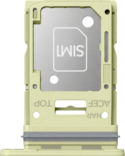 Clappio Tăvi SIM/SD Pentru Telefoane Mobile Samsung Galaxy A35 Slot Hibrid Verde