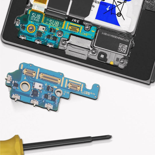 Clappio Ladekabel Samsung Galaxy Z Fold6 Mikrofon Blau