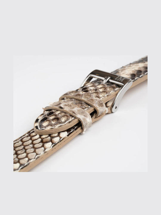 Morellato Leather Strap Beige 20mm
