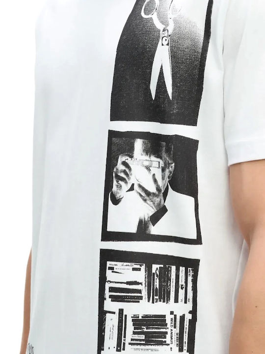 T-shirt White- Black