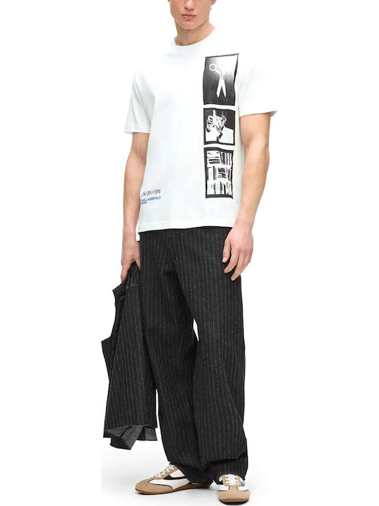 T-shirt White- Black