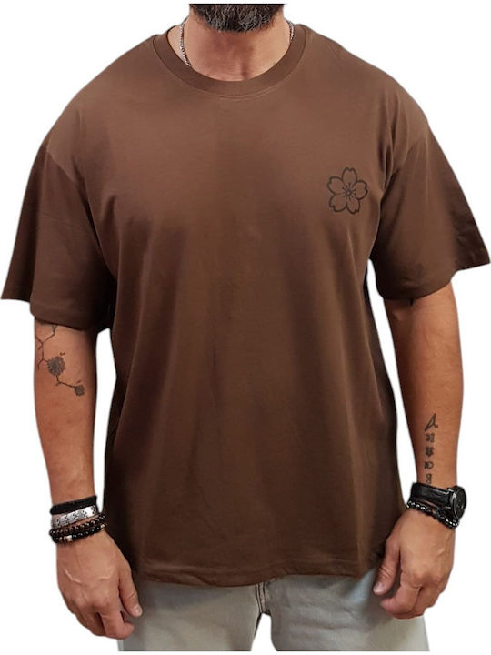 Jack & Jones Tricou Cu Mânecă Scurtă Decolteu Rotund Cacao
