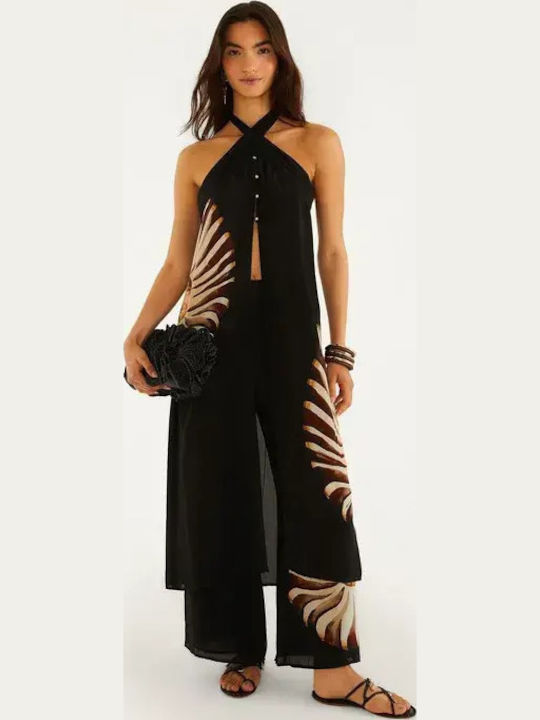 Sleeveless Black Tunic