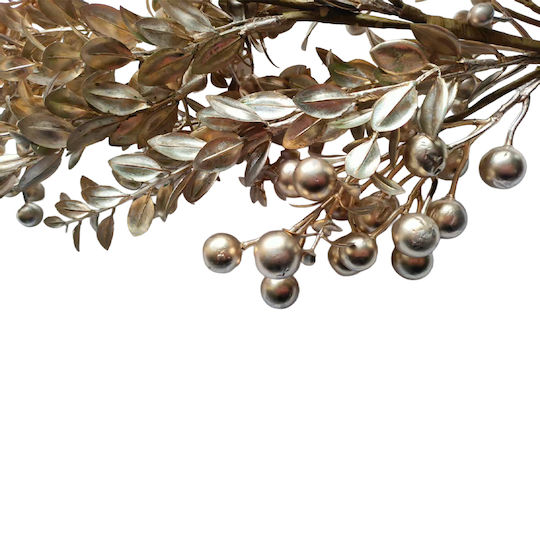 InTheBox Weihnachtskranz Dekoratives Kunststoff Zweigstelle Länge 81cm 6 Stück Gold