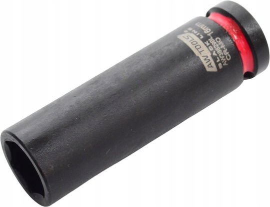 AWTools Long Pneumatic Sockets with 1/2" Frame Host Set 10 Pieces