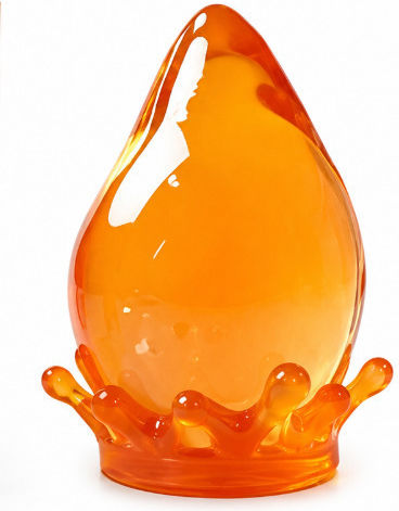 Schylling Needoh Nice Cube Fanta Squishy Искрящ Оранжев