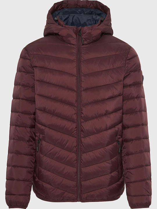 Winter Jacke Burgundisch