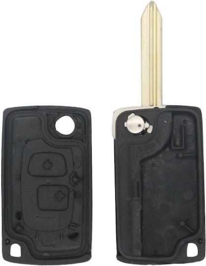 Husă Flip Pentru Chei Auto Transformers 2 Butoane Upgrade Sx9 Blade Citroen Saxo Xsara Picasso Berlingo 1999-2008