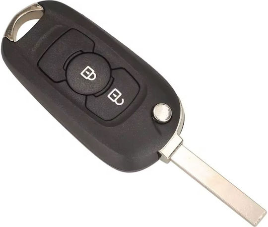 Techstar Husa Pentru Chei Auto Tip Flip 2 Butoane Lama Hu100 Opel Astra K 2015-2019