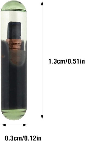Chip Transponder Auto Aftermarket Blank Id48 Can Tip Sticlă A2 Tp25 Compatibil Audi Criptat