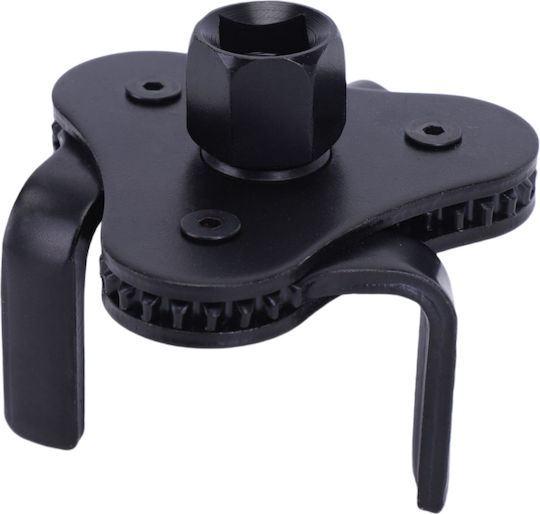 Cheie Universală pentru Filtre de Ulei cu 3 Brațe Neagră Reglabilă 55–108 Mm Funcționare Reversibilă Acționare Dublă 1/2" 3/8" Oțel de Calitate – Mașini Suv-uri Pickup-uri Tractoare