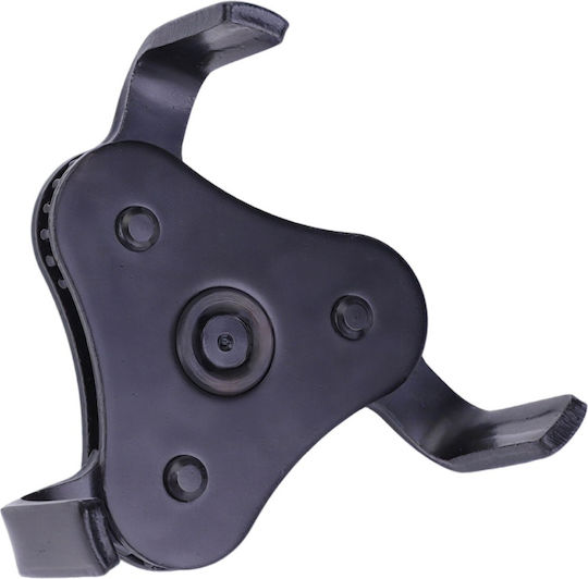 Cheie Universală pentru Filtre de Ulei cu 3 Brațe Neagră Reglabilă 55–108 Mm Funcționare Reversibilă Acționare Dublă 1/2" 3/8" Oțel de Calitate – Mașini Suv-uri Pickup-uri Tractoare