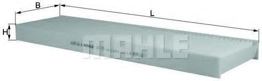 Filtru De Aer Pentru Habitaclu Mahle Original La 171