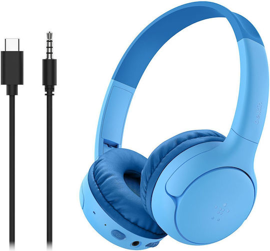 Soundform Mini 2 Kabellose / Verkabelte Kinder Am Ohr Kopfhörer Blau