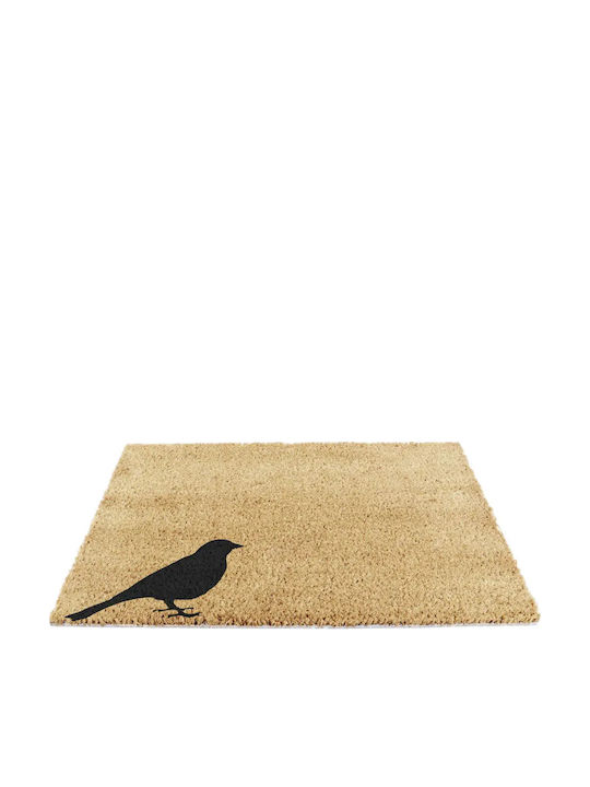 Artsy Mats Doormat Made of Coconut Tree with Non-Slip Backing Bird 60x40cm