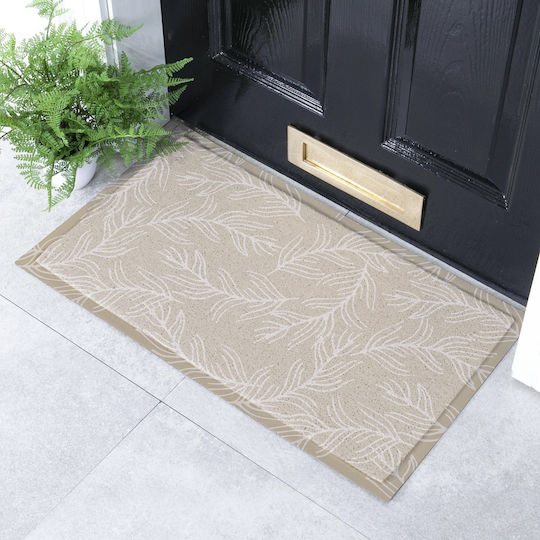 Artsy Mats Covoare De Intrare Antiderapant Mocha Leaf Pattern Maro 70x40cm AMDMW-BROWNLEAF-7040