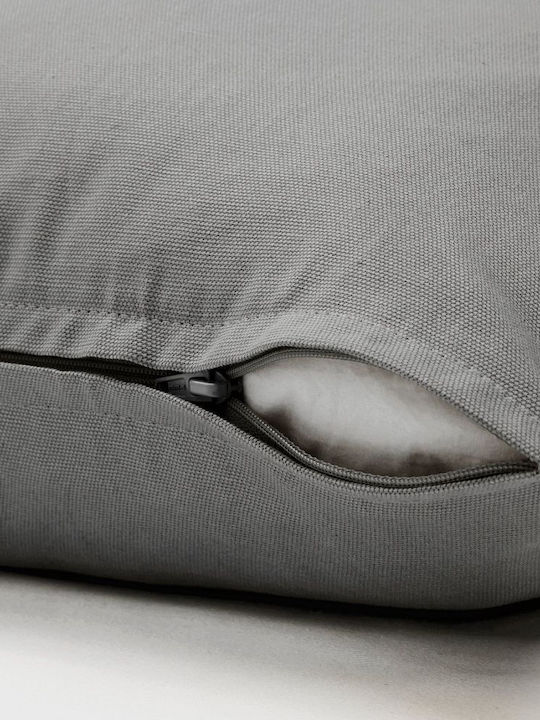 Gta Vi Couch Pillow Grey 100% Cotton Contains Filling 50x50cm