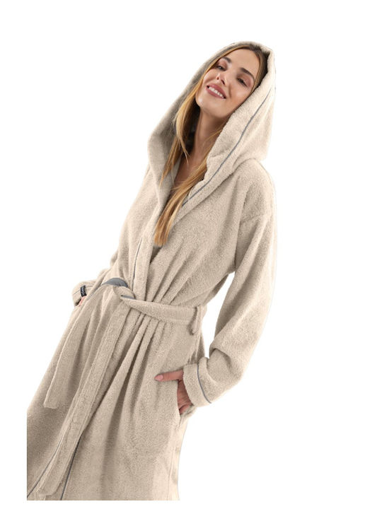 Guy Laroche Casual Μπουρνούζι με Κουκούλα 400gr/m² Guy Laroche Casual Μπουρνούζι με Κουκούλα 400gr/m²