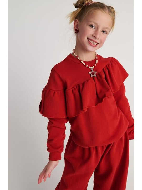 Kids Set with Pants Summer 2 Pieces Red