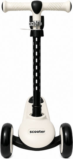 Kids Foldable 3-Wheel Scooter with LED Lighting for 3+ Years Black
