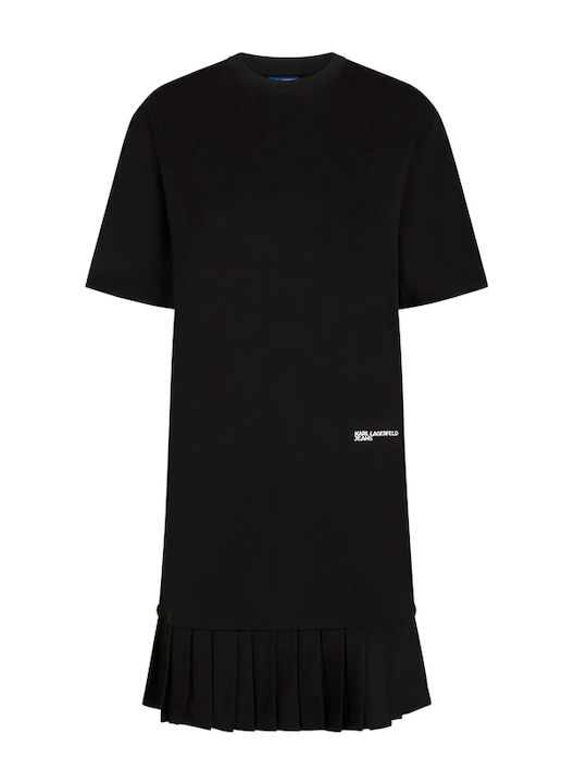 Лятна Mini T-shirt Рокля Черна