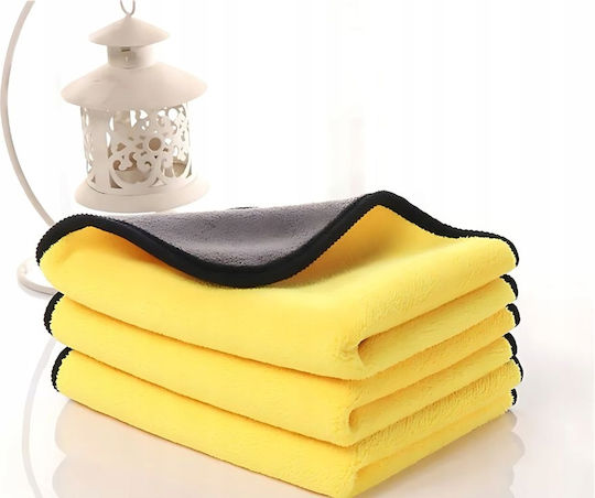 Lavetă Din Microfibră Pentru Curățarea / Lustruirea / Uscarea Geamurilor Mașinii Gri 30x30cm