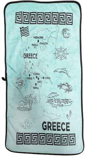 Greek Pattern Beach Towel 80x40cm