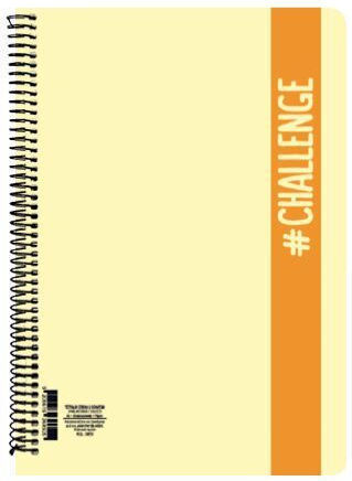 AG Trees Spiral School Notebook Communication B5 60 Paper Sheets 2 Subjects Challenge