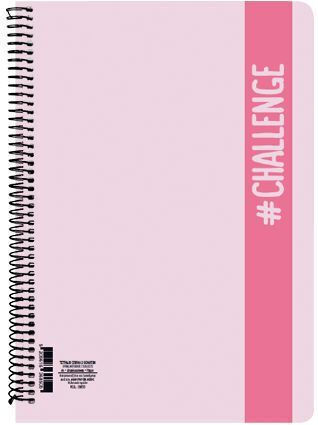 AG Trees Spiral School Notebook Communication B5 60 Paper Sheets 2 Subjects Challenge