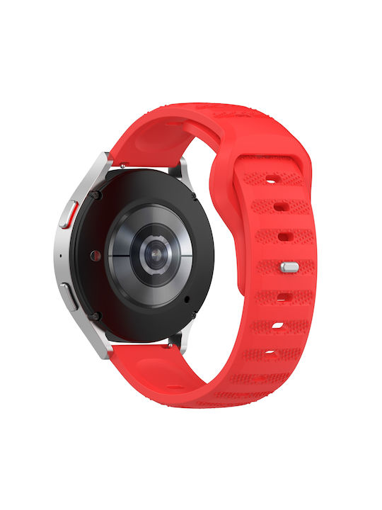 Silicone Strap Red (Galaxy Watch4/5/6/7/FE/4 Classic/6 Classic/5 ProApple Watch 38/40/41/42mmVivomove HRHuawei Watch GT2 / GT3 (42mm) / GT3 Pro (43mm)Honor GS ProAmazfit GTS 3Realme Watch 2Haylou RS4 LS12) Silicone Strap Red (Galaxy Watch4/5/6/7/FE/4 Classic/6 Classic/5 ProApple Watch 38/40/41/42mmVivomove HRHuawei Watch GT2 / GT3 (42mm) / GT3 Pro (43mm)Honor GS ProAmazfit GTS 3Realme Watch 2Haylou RS4 LS12)