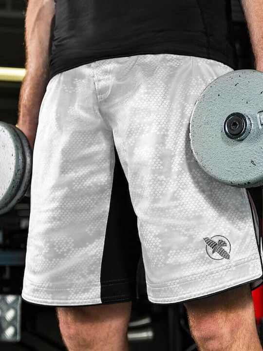 Hayabusa Hexagon Pantaloni MMA Alb
