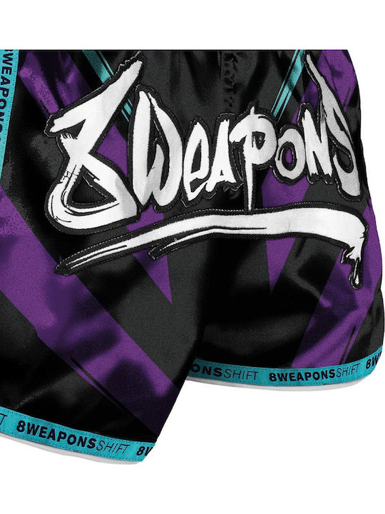 Boxershorts Muay Thai 8 Weapons Shift Cyber Lila