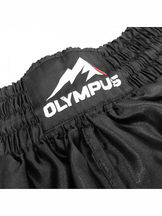 Kick-thai Boxing Shorts Olympus Silk Solid Black New